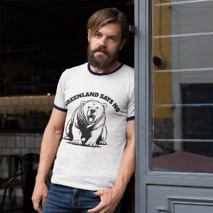 T-shirt Le Groenland dit non