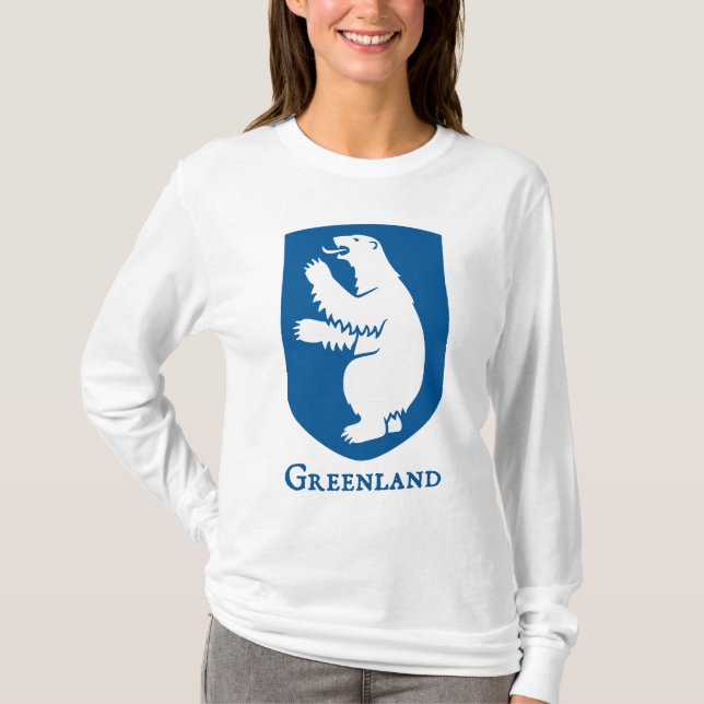 T-shirt Le Groenland (Grønland) (Devant)