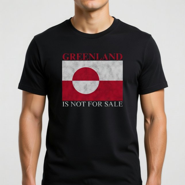T-shirt Le Groenland n'est pas à vendre (Créateur téléchargé)