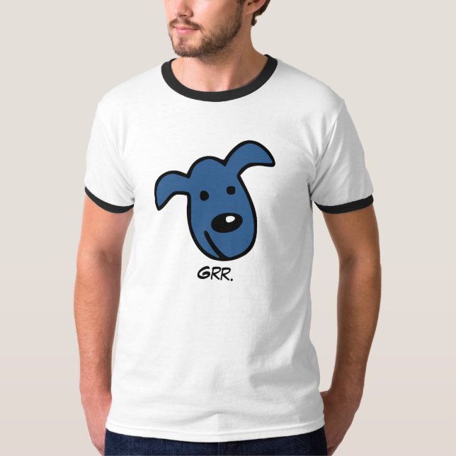 T-shirt Le grondement du chien (Devant)