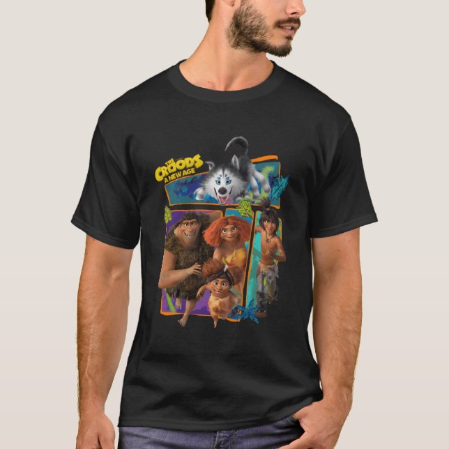 T-shirt Le groupe Croods 2 (Devant)