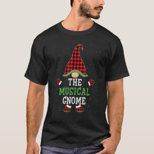T-shirt Le groupe de lutins musicaux en pyjama de Noël ass