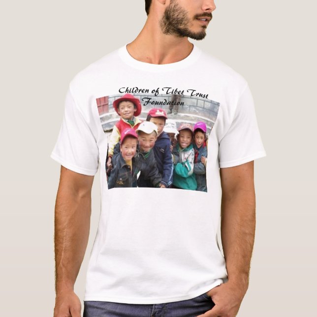 T-shirt Le GROUPE DE TIBÉTAIN BOYS2, enfants du Thibet (Devant)