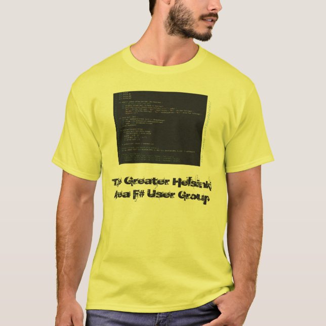 T-shirt Le Groupe d'utilisateurs plus grand de F# de (Devant)