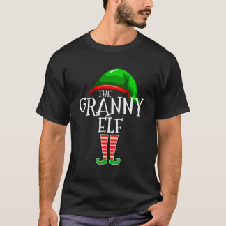 T-shirt Le Groupe Elf Granny Matching Family Christmas Gif