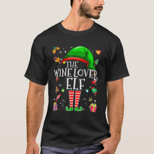 T-shirt Le groupe Elf Lover Vin Matching Family Christmas