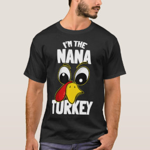 T-shirt Le Groupe Famille Nana Turkey Correspond À Thanksg