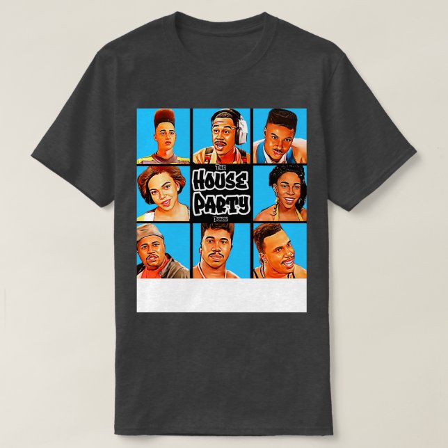 T-shirt Le groupe House Party (Design devant)