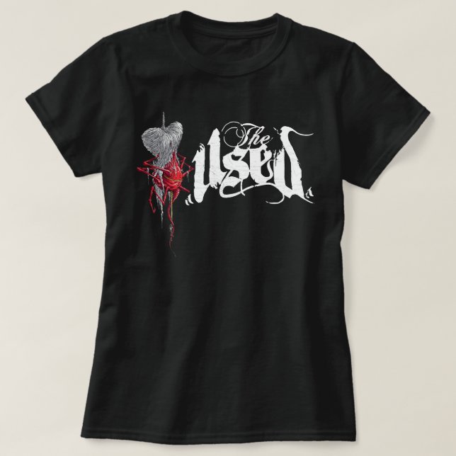 T-shirt Le groupe    UsedIn Love and    DeathAmerican Rock (Design devant)