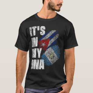 T-shirt Le Guatemala Et Cuba Mélangent L'ADN Patrimoine Du
