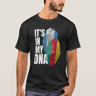 T-shirt Le Guatemala Et Le Cameroun Mélangent Le Drapeau D