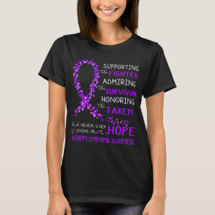 T-shirt Le guerrier de la Lymphome de Hodgkin soutient le 