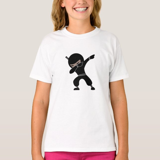 T-shirt Le Guerrier de la petite Ninja (Devant)