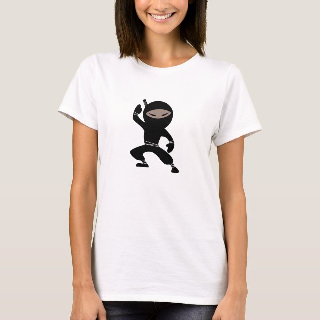T-shirt Le Guerrier de la petite Ninja (Devant)