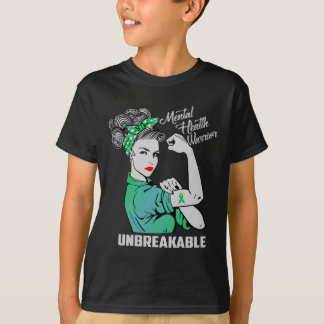 T-shirt Le guerrier de la santé mentale indestructible - M