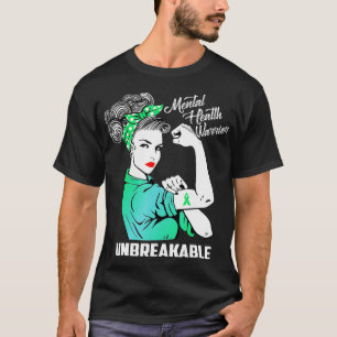 T-shirt Le guerrier de la santé mentale indestructible - M