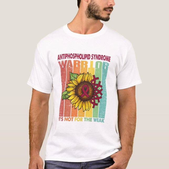T-shirt Le guerrier du syndrome d'antiphospholipide (Devant)