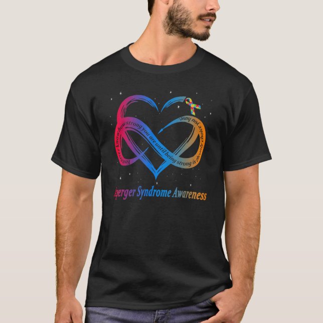 T-shirt Le guerrier du syndrome d'Asperger (Devant)