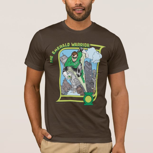 T-shirt Le guerrier émeraude (Devant)