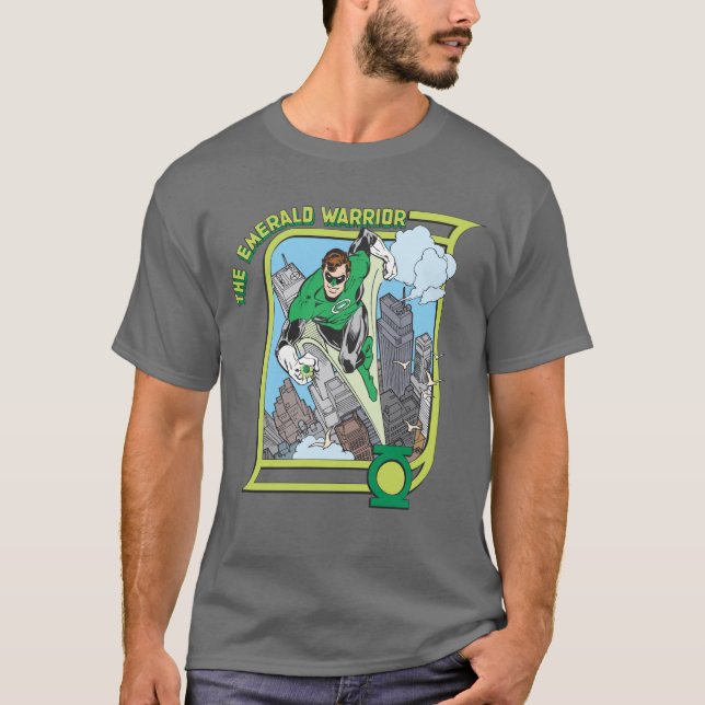 T-shirt Le guerrier émeraude (Devant)