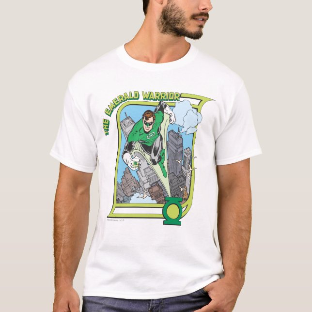 T-shirt Le guerrier émeraude (Devant)