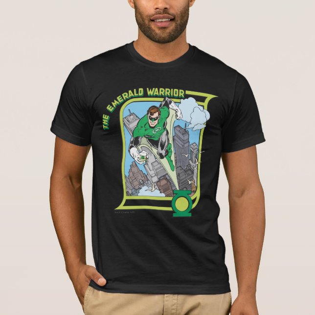 T-shirt Le guerrier émeraude (Devant)