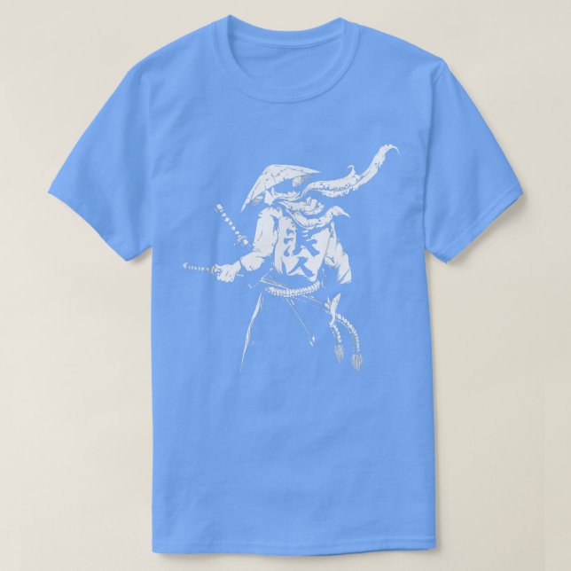T-shirt Le guerrier fantôme Samurai Anime Manga Bushido (Design devant)