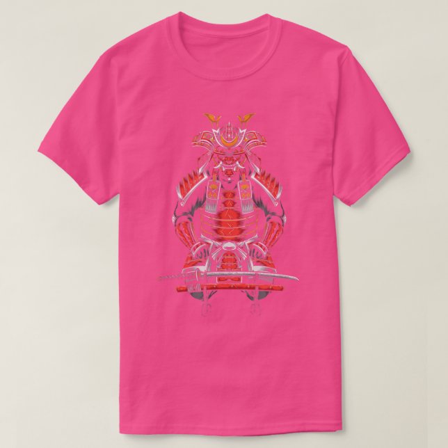 T-shirt Le guerrier fantôme Samurai Anime Manga Bushido (3 (Design devant)