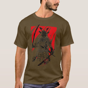 T-shirt Le guerrier fantôme Samurai Anime Manga Bushido (4