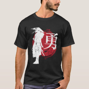 T-shirt Le guerrier japonais Samurai Japon Écrire