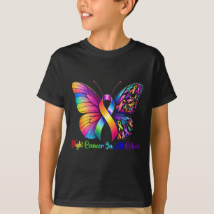 T-shirt Le Guerrier Lutte Contre Le Cancer Dans Tous Et To