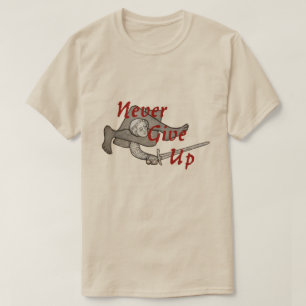 T-Shirt "Le Guerrier Médiéval 'Ne Jamais Abandonne