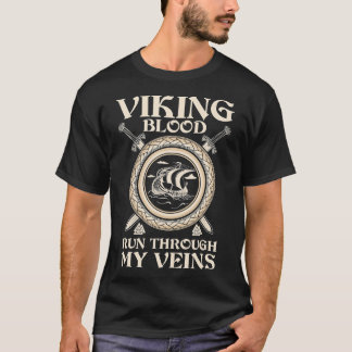 T-shirt Le guerrier viking Valhalla Nordic Odin Norse Vint