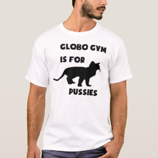 T-shirt Le gymnase de Globo est pour la chemise de chats
