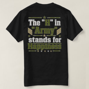 T-shirt Le H dans l'armée