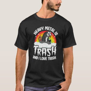 T-shirt Le Heavy Metal Est De La Merde Et J'Aime La Merde