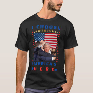 T-shirt Le Héros Américain Donald Trump - Trump Shirts