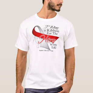 T-shirt Le héros du ruban de l'anémie plastique dans ma 