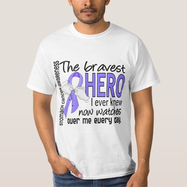 T-shirt Le héros le plus courageux j'ai jamais connu (Devant)