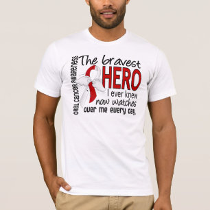 T-shirt Le héros le plus courageux j'ai jamais connu le