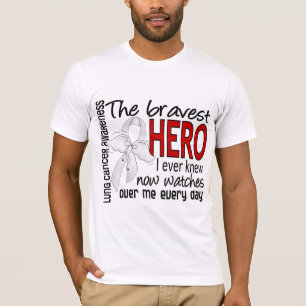 T-shirt Le héros le plus courageux j'ai jamais connu le