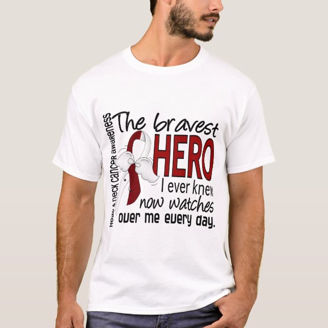 T-shirt Le héros le plus courageux j'ai jamais connu le (Devant)