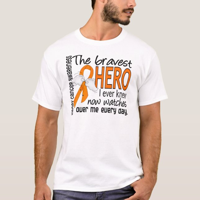 T-shirt Le héros le plus courageux j'ai jamais connu le (Devant)