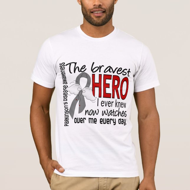 T-shirt Le héros le plus courageux j'ai jamais connu le (Devant)