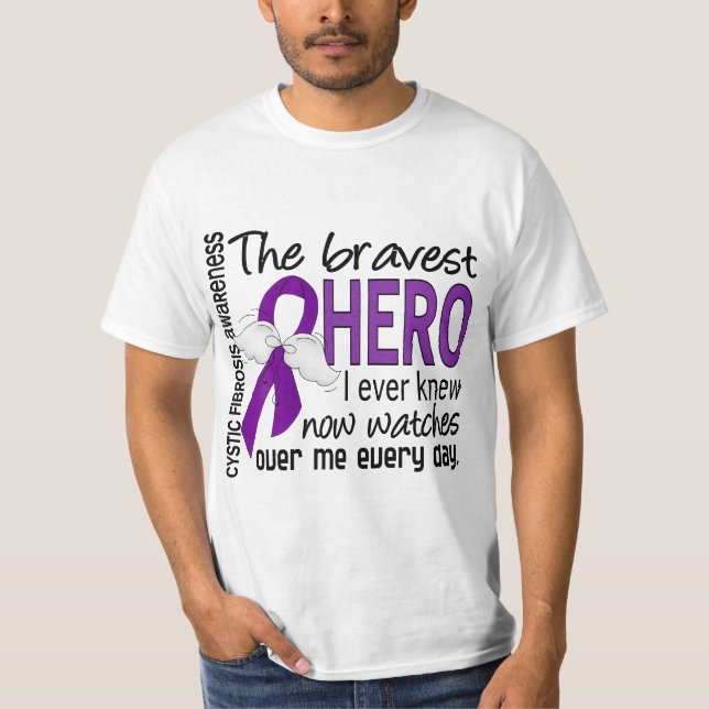 T-shirt Le héros le plus courageux j'ai jamais su la (Devant)