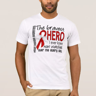 T-shirt Le héros le plus courageux j'ai jamais su la