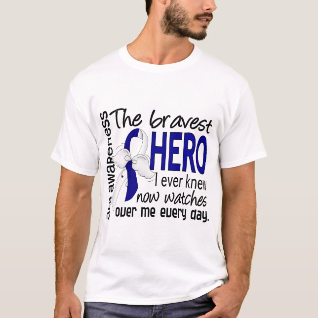 T-shirt Le héros le plus courageux j'ai jamais su le SAL (Devant)