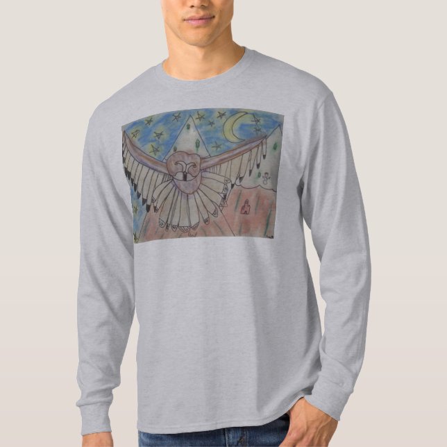 T-shirt Le hibou (Devant)