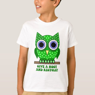 T-shirt le hibou réutilisent