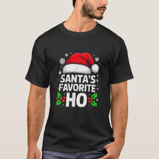 T-shirt Le Ho de Noël préféré du Père Noël, amusant